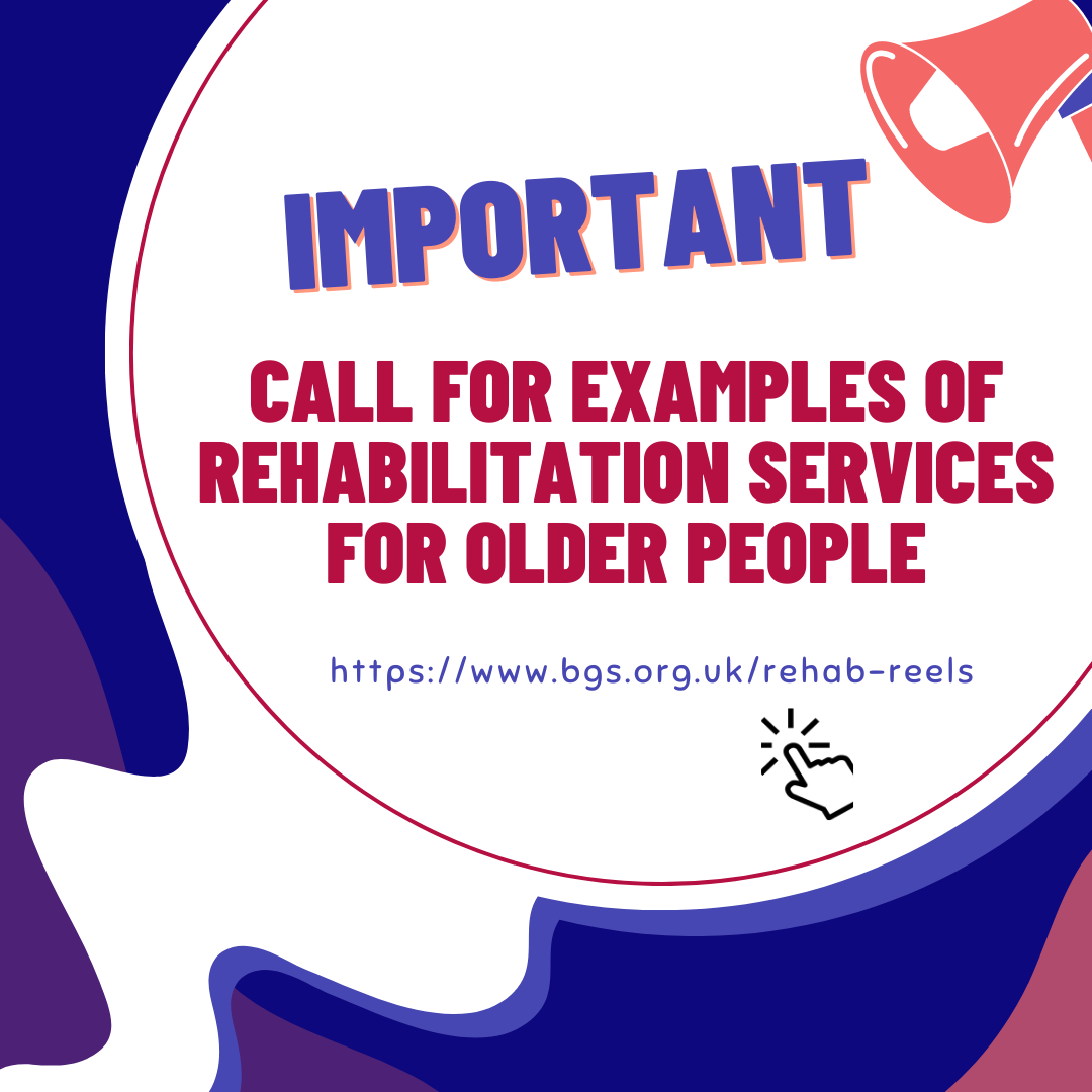 Call for examples of rehabilitation services for older people